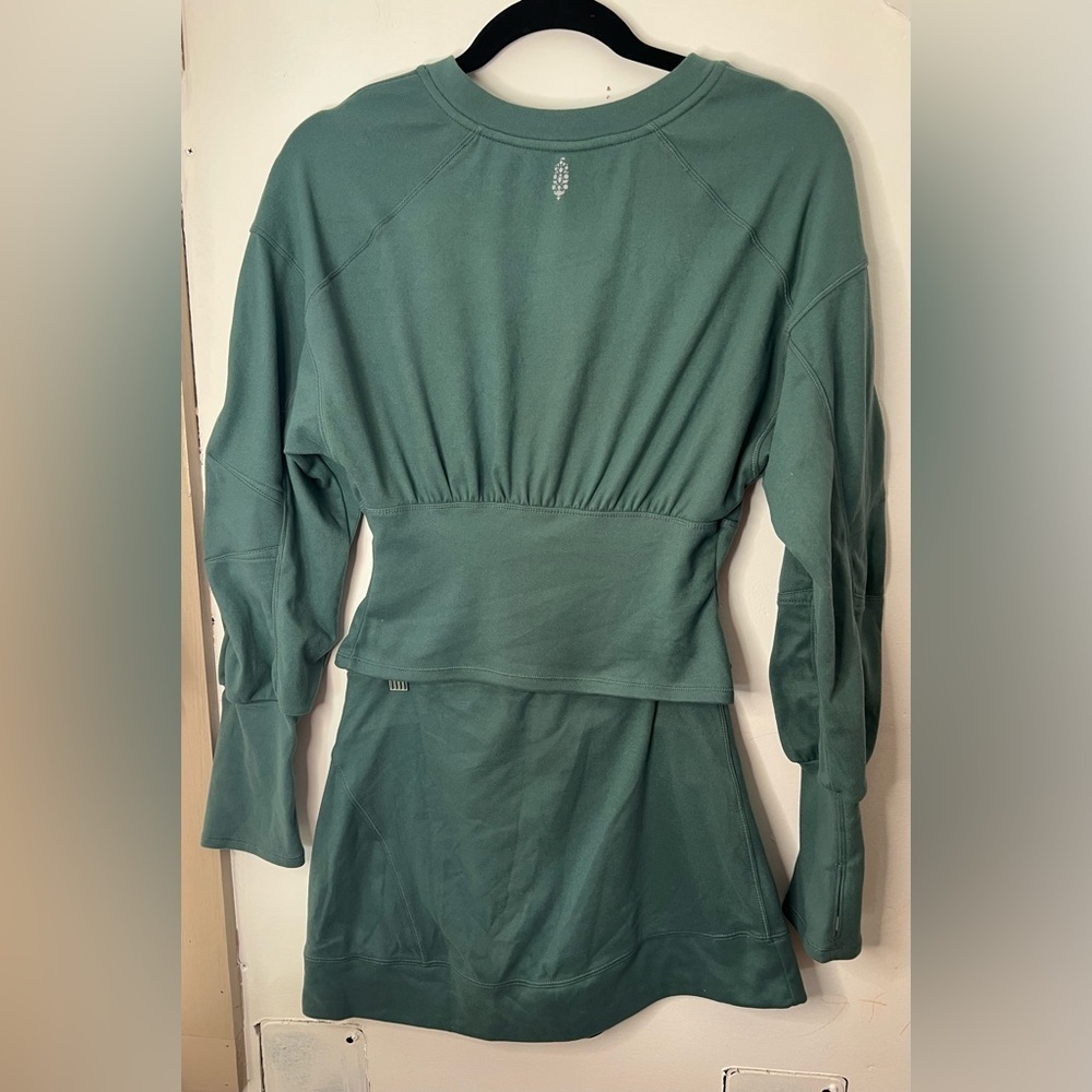 Free People Movement Guiding Light Skort Set in Midnight Jade Size XS NWOT - Picture 3 of 13